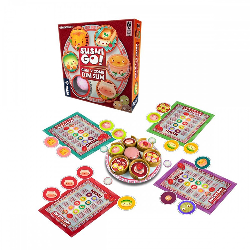 Juego Sushi Go! Gira y Come Dim Sum - Imagen 2