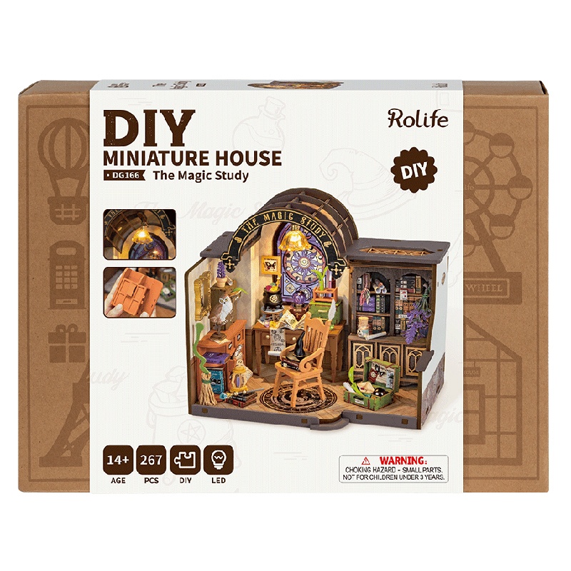Kit Miniatura DIY - The Magic Study 267p - Imagen 4