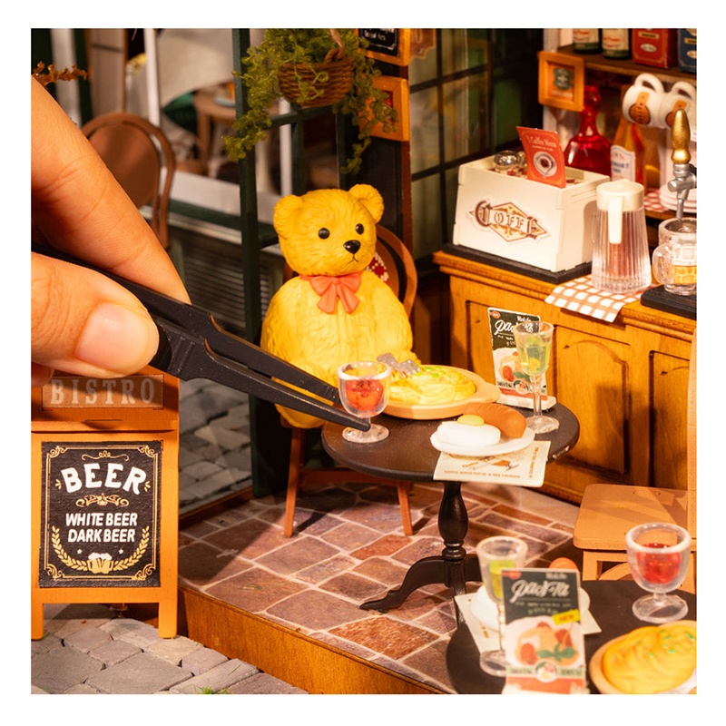 Casa Miniatura DIY Tipsy Restaurant - Imagem 2