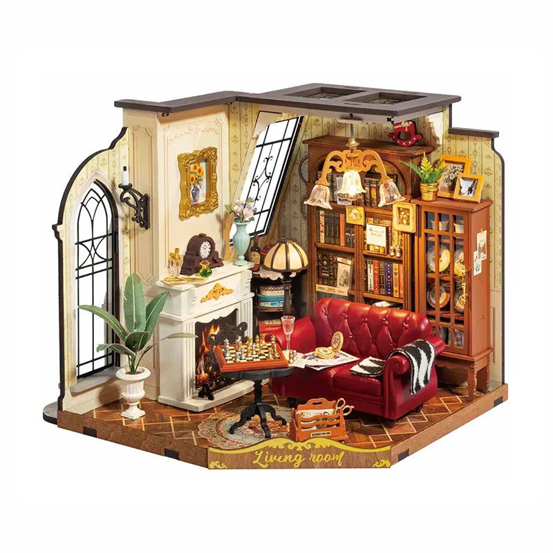 Casa Miniatura DIY Catherine’s Living Room