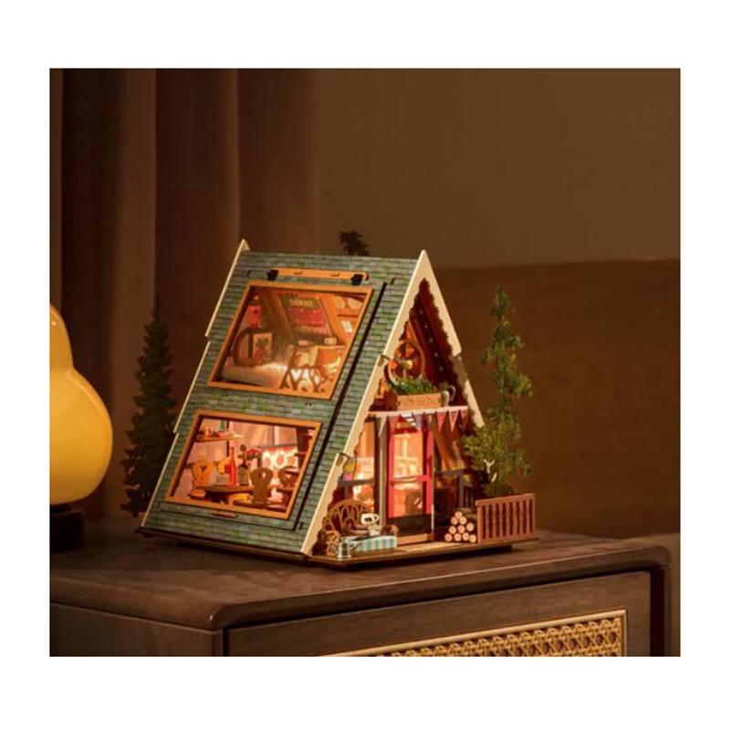 Casa Miniatura DIY Frame Cabin - Imagem 2