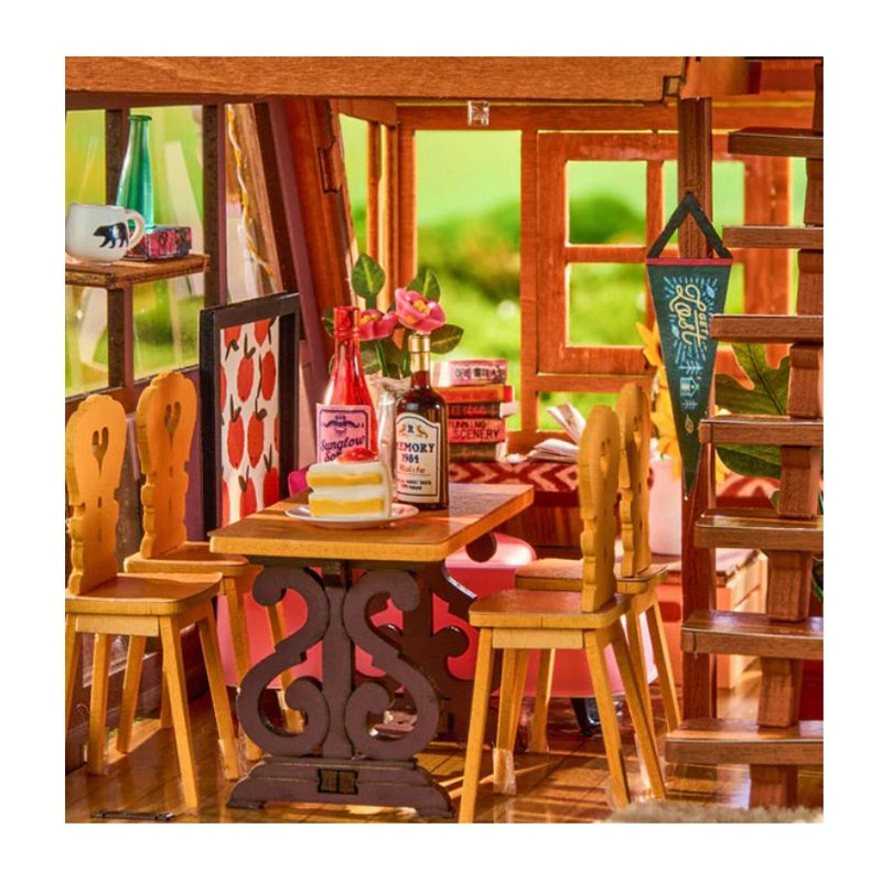 Casa Miniatura DIY Frame Cabin - Imagem 3