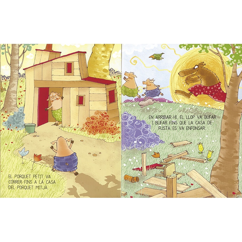 Libro infantil Els Tres Porquets - Imagen 1