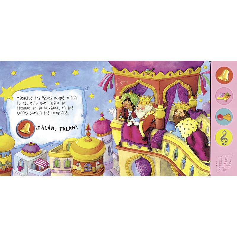 Librp infantil Sonidos Navideños Reyes Magos - Imagen 1