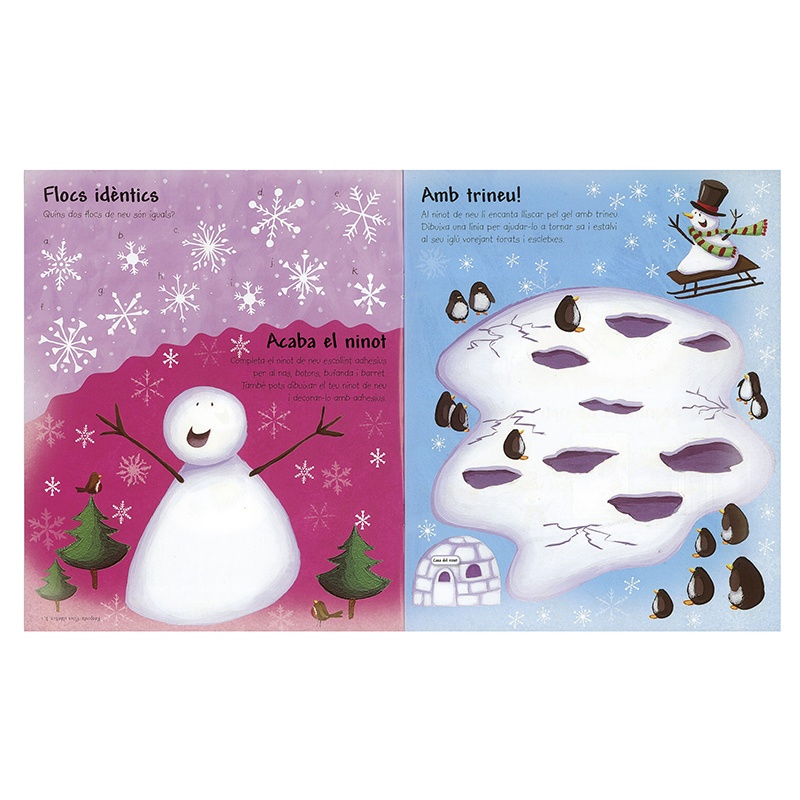 Libro Actividades Infantiles Blanc Nadal - Catalán - Imagen 1