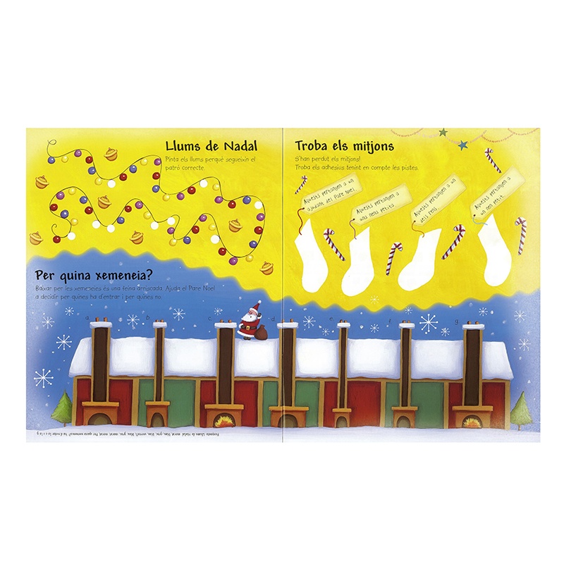 Libro Actividades Infantiles Blanc Nadal - Catalán - Imagen 5