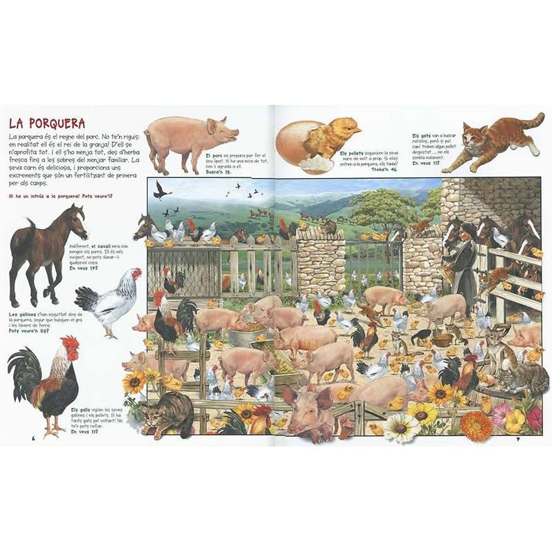 Libro infantil Animals De La Granja - Imagen 1