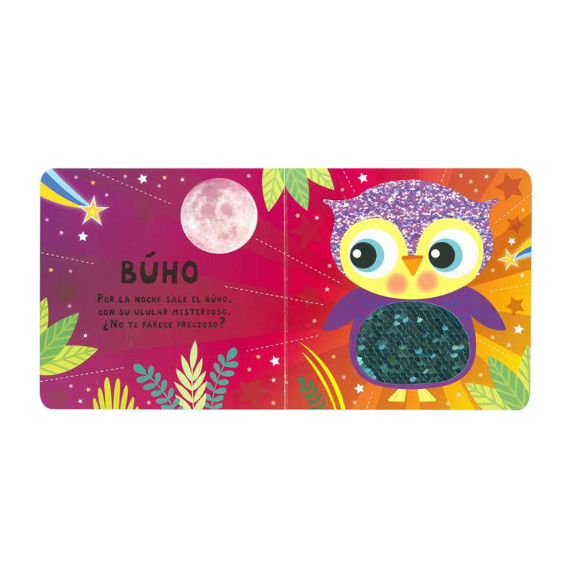 Libro Infantil Animales con Lentejuelas Zorro - Imagen 1