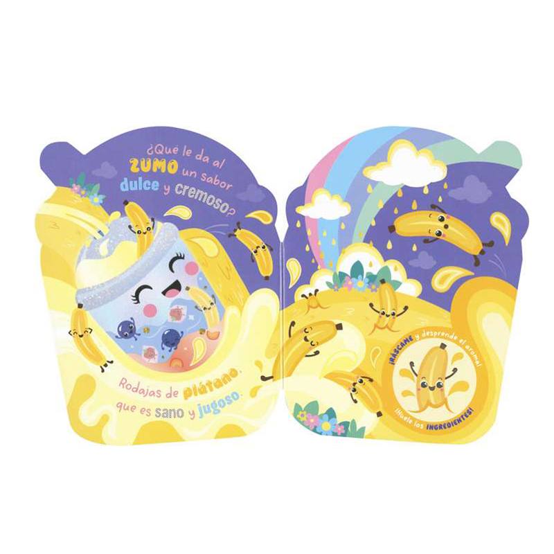 Libro Infantil Rasca y Huele Zumo de Frutas - Imagen 1