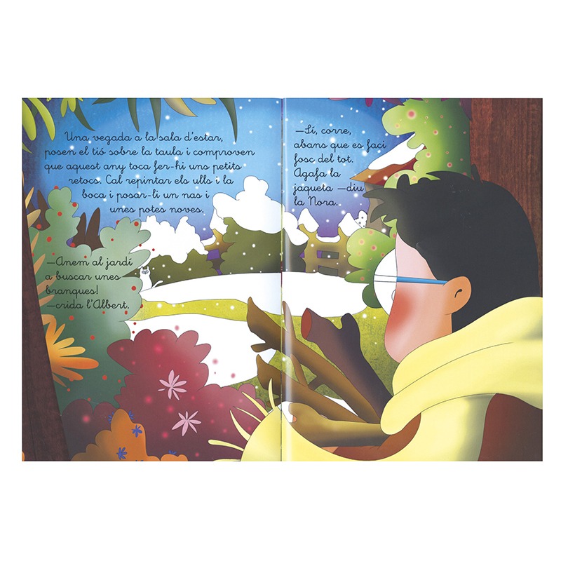 Libro con Adhesivos El Tió de Nadal - Catalán - Imagen 1