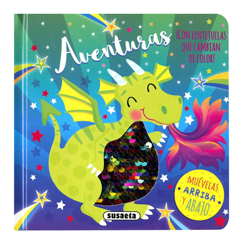 Libro Infantil con Lentejuelas Aventuras
