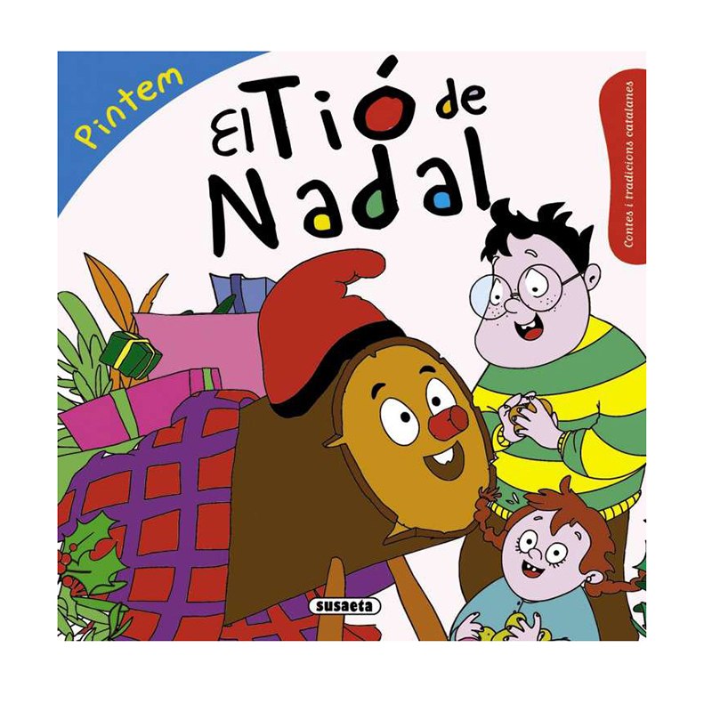 Libro para Pintar El Tió de Nadal - Catalán