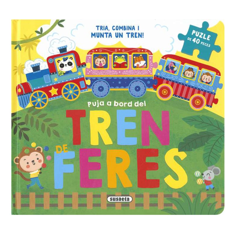 Libro Infantil con Puzle Tren de Feres - Catalán