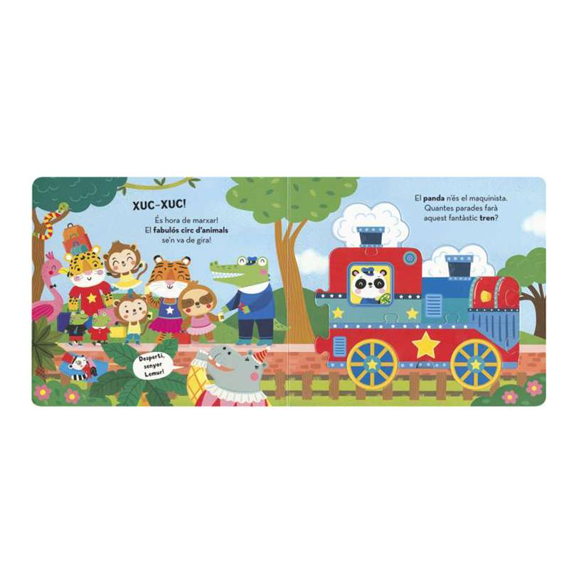 Libro Infantil con Puzle Tren de Feres - Catalán - Imagen 1
