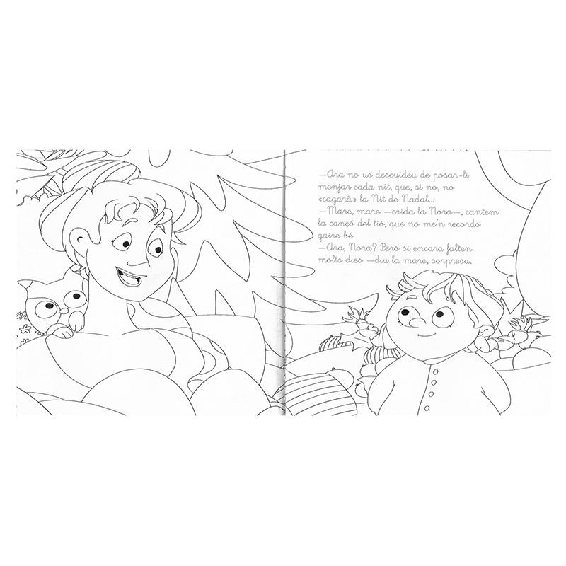 Libro para Pintar El Tió de Nadal - Catalán - Imagen 1