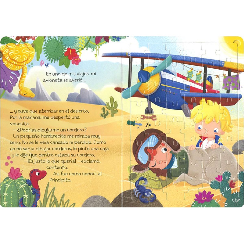 Libro infantil puzle El Principito - Imagen 1