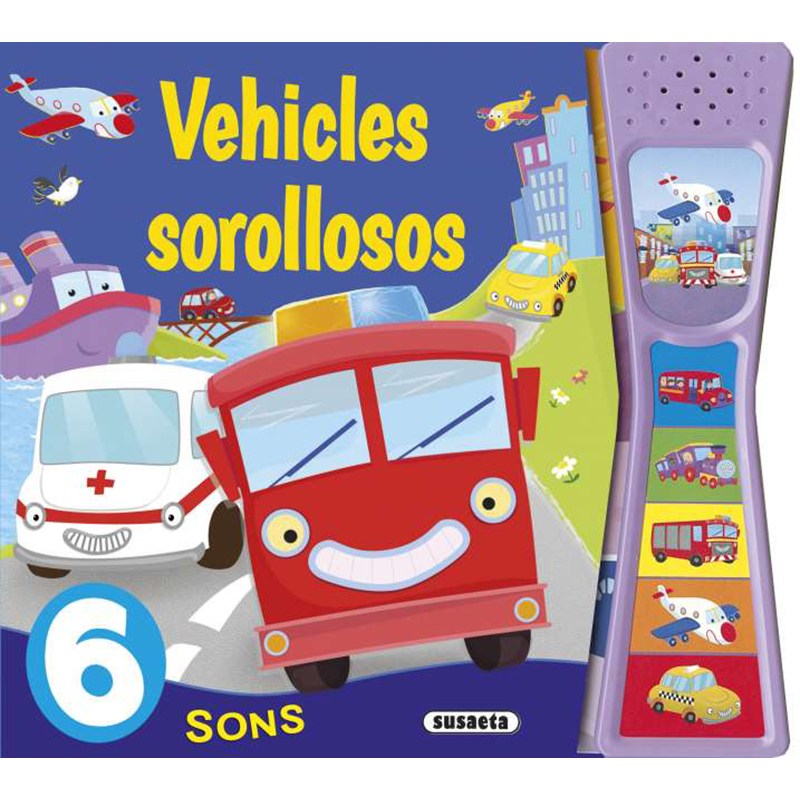 Livro infantil Veículos Barulhentos