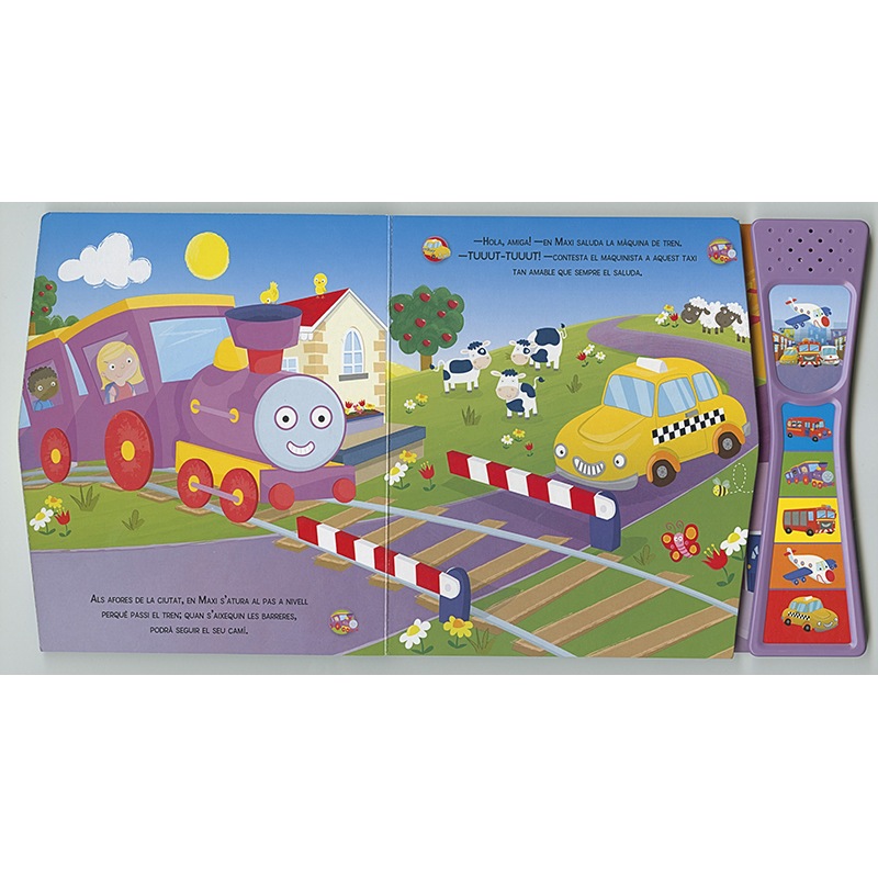 Livro infantil Veículos Barulhentos - Imagem 1