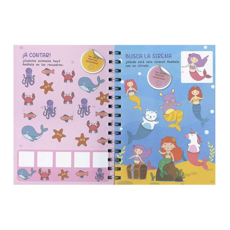 Libro Infantil Sirenas Juegos y Actividades - Imagen 1