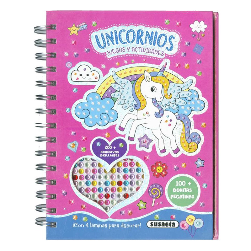 Libro Infantil Unicornios Juegos y Actividades