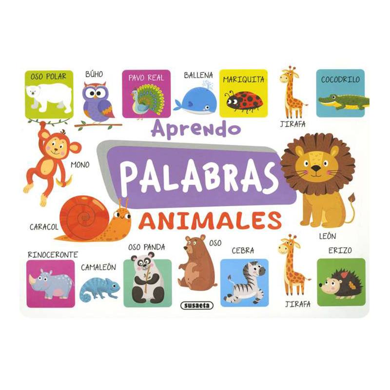 Libro Infantil Aprendo Palabras Animales