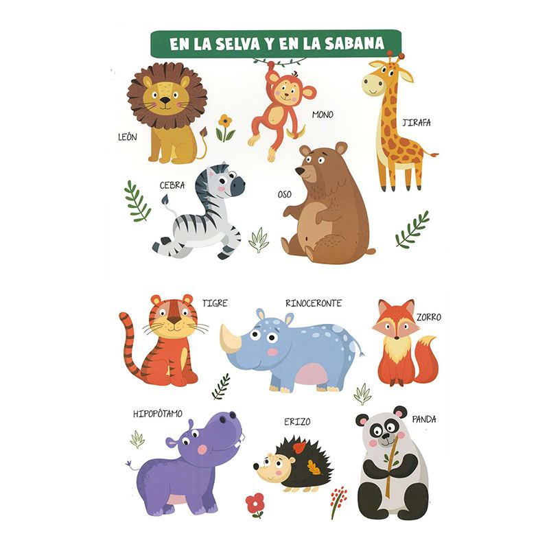 Libro Infantil Aprendo Palabras Animales - Imagen 1