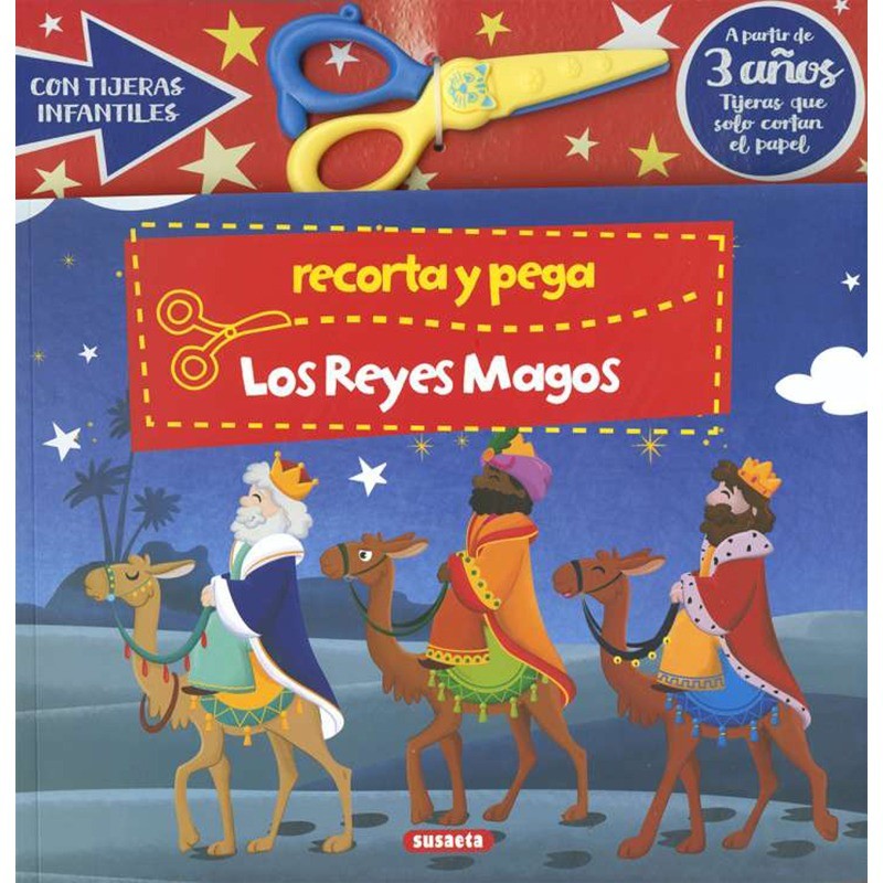 Libro infantil Recorta Y Pega Los Reyes Magos