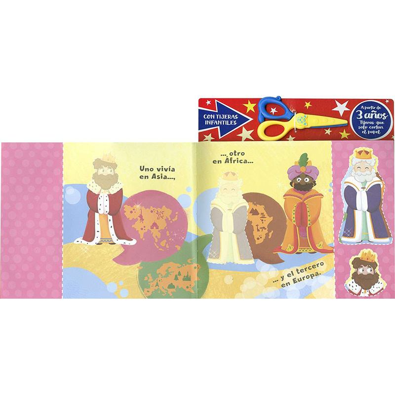 Libro infantil Recorta Y Pega Los Reyes Magos - Imagen 1