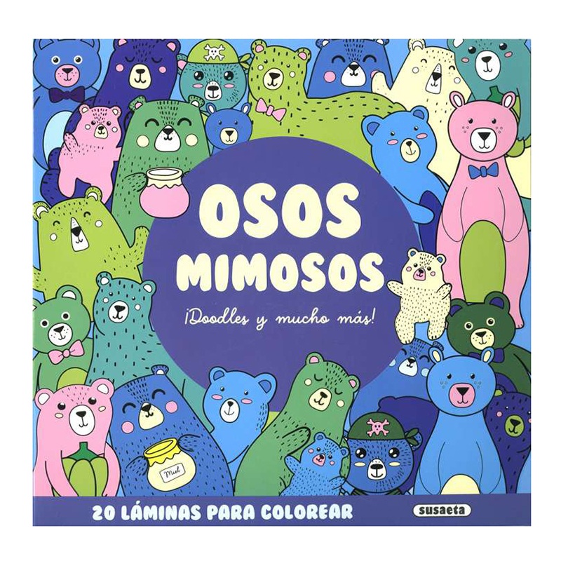 Libro Infantil para Colorear Osos Mimosos