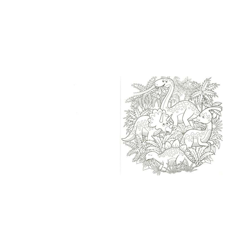 Libro Infantil para Colorear Dinos Divinos - Imagen 1