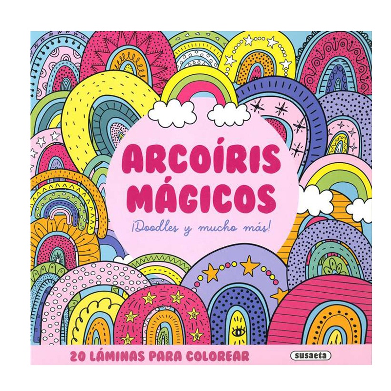 Libro Infantil para Colorear Arcoíris Mágicos