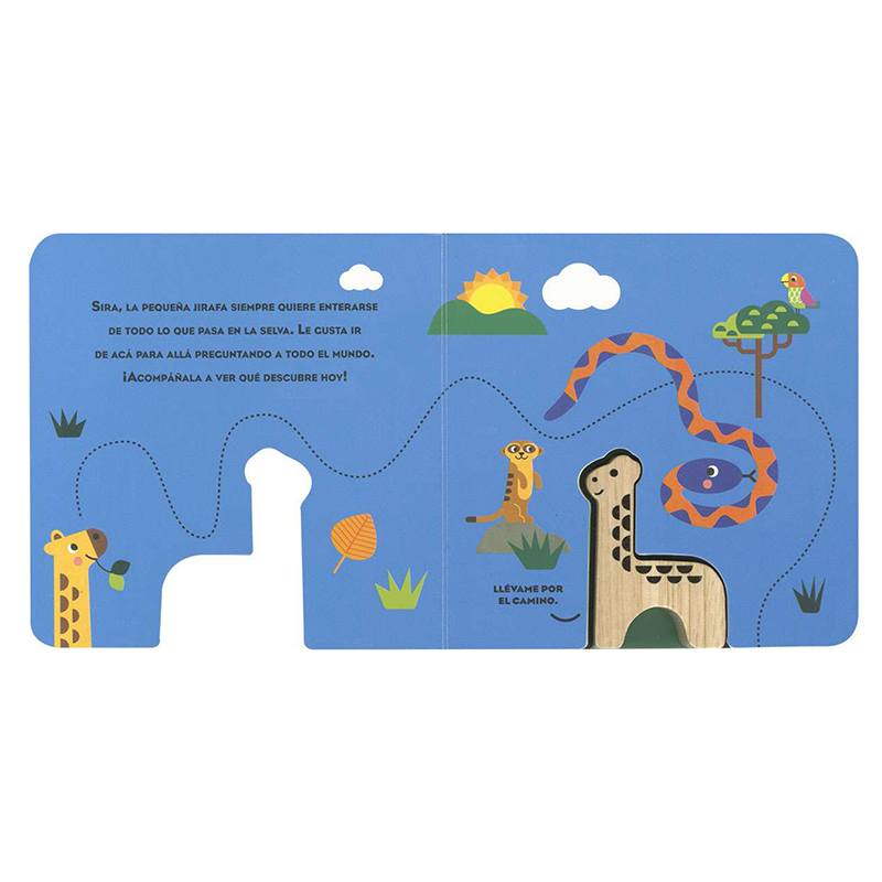 Libro Infantil Una Jirafa Muy Curiosa Cuento para Jugar - Imagen 1