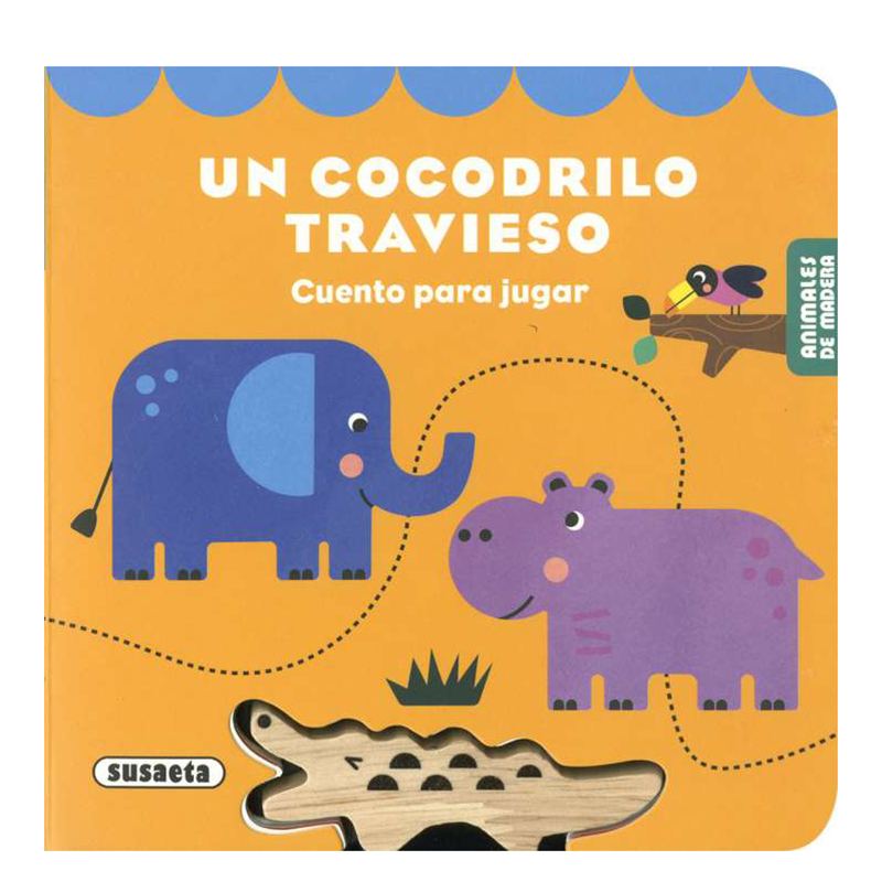 Libro Infantil Un Cocodrilo Travieso Cuento para Jugar 