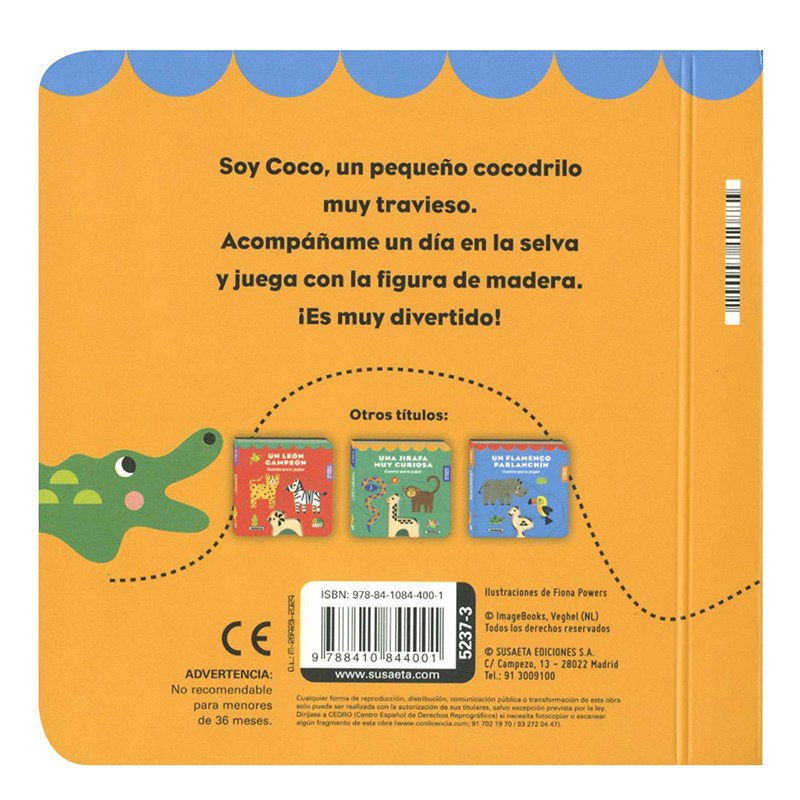 Libro Infantil Un Cocodrilo Travieso Cuento para Jugar - Imagen 2
