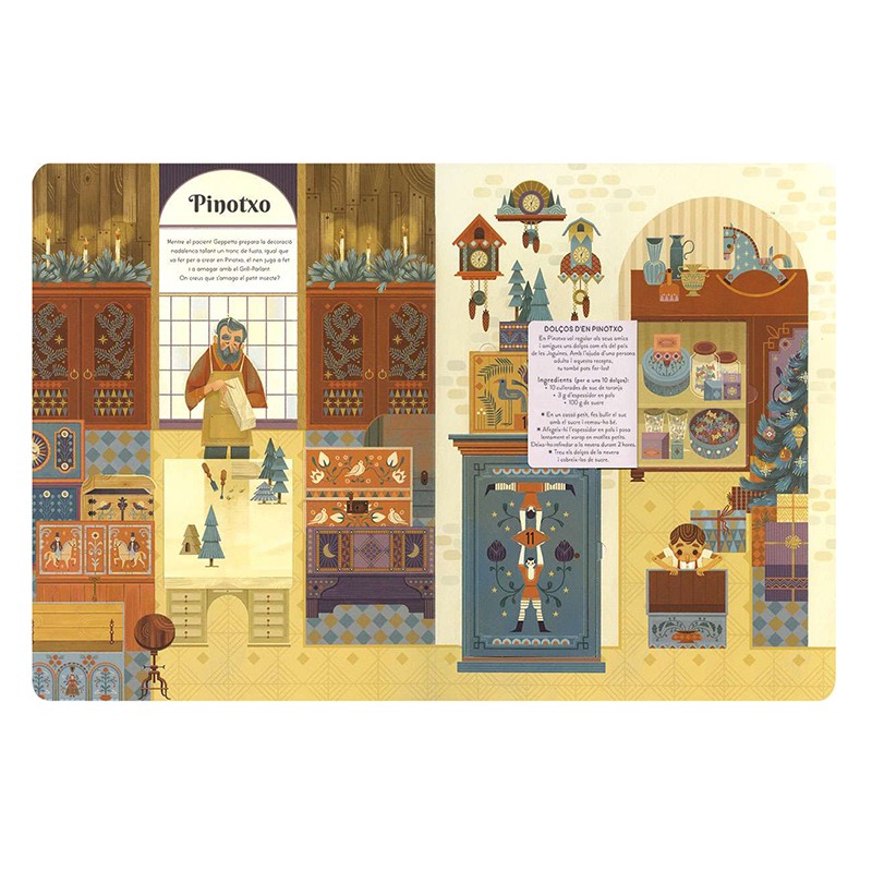 Libro Calendario Adviento Nadal en els Contes Clàssics - Catalán - Imagen 1