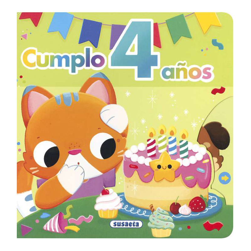 Libro Infantil Cumplo 4 Años