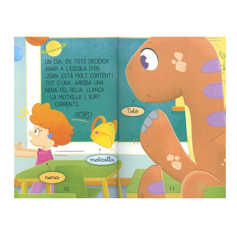 Libro Infantil Un Dinosaure a l'Escola - Catalán - Imagen 1