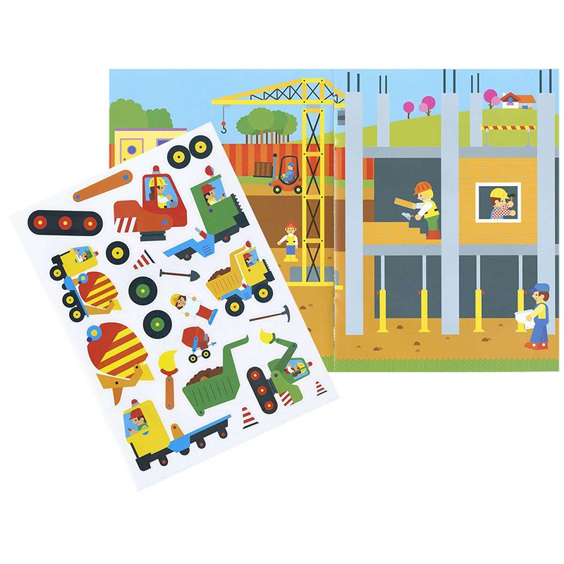 Libro infantil Juguem I Construim Amb Adhesius - Imagen 1