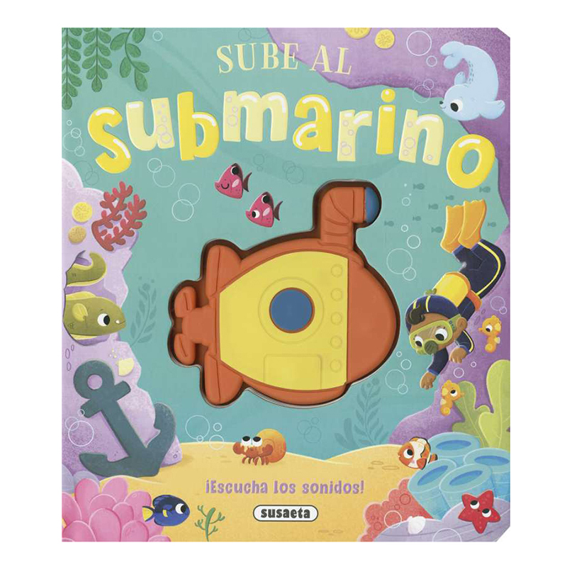 Livro Infantil Sobe ao Submarino