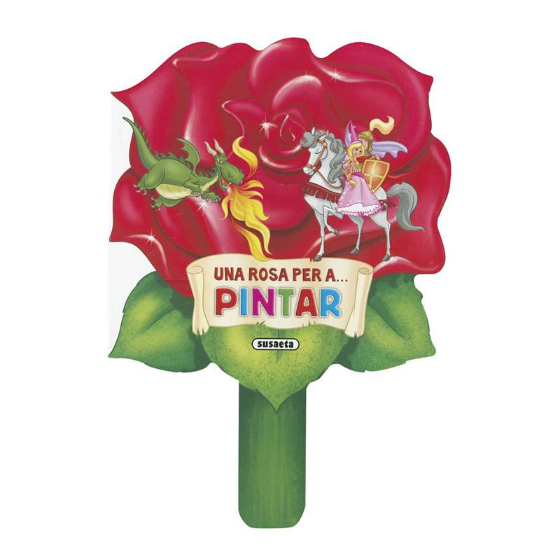 Libro Infantil Una Rosa per a Pintar - Catalán