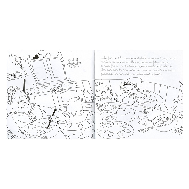 Libro Infantil Pintem La Mona de Pasqua - Catalán - Imagen 1