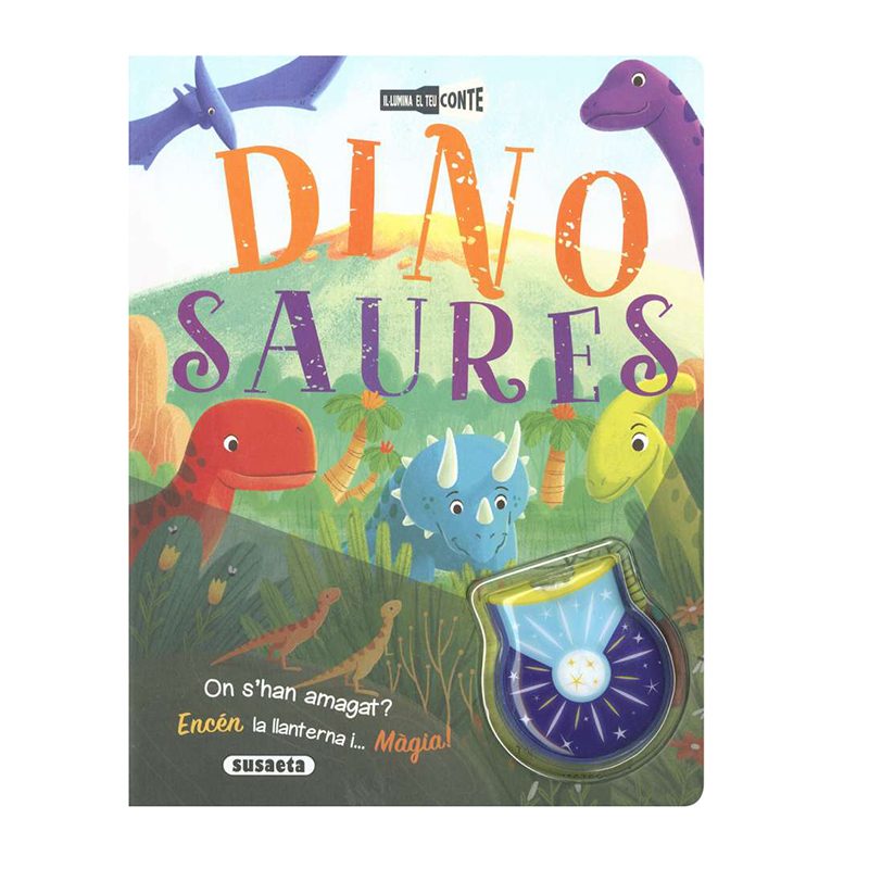 Libro Infantil Dinosaures Il·lumina el teu Conte - Catalán