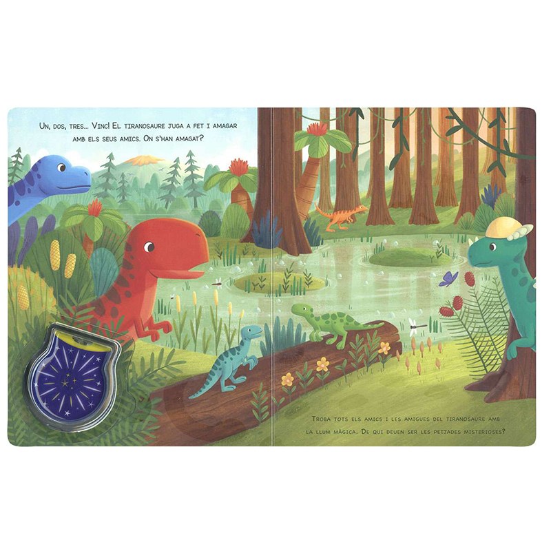 Libro Infantil Dinosaures Il·lumina el teu Conte - Catalán - Imagen 1