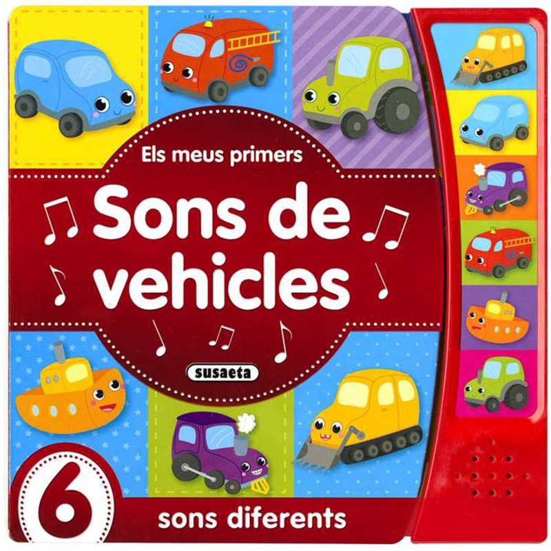 Libro infantil Vehicles - Primers Sons