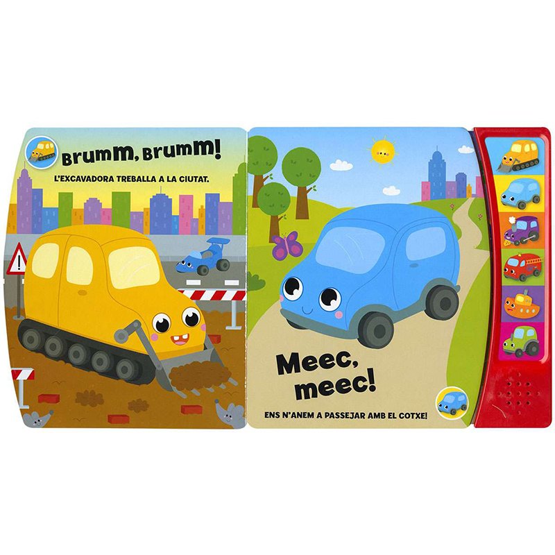 Libro infantil Vehicles - Primers Sons - Imagen 1