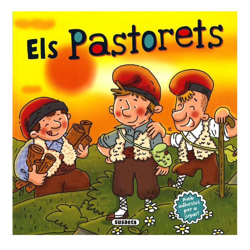 Livro Infantil Els Pastorets com Autocolantes - Catalão