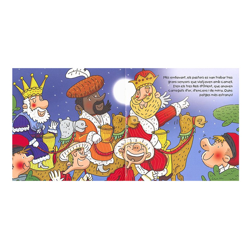 Livro Infantil Els Pastorets com Autocolantes - Catalão - Imagem 1