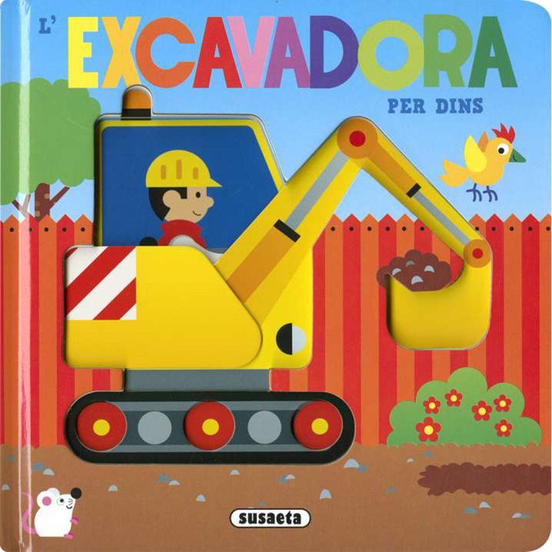 Libro infantil L'Excavadora Per Dins