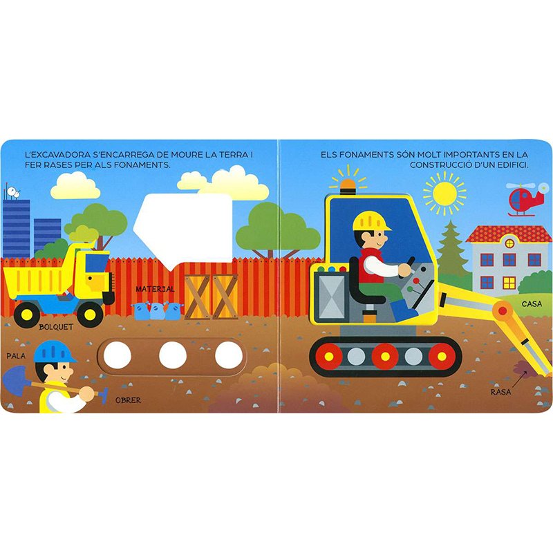 Libro infantil L'Excavadora Per Dins - Imagen 1