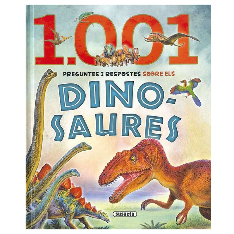 Libro 1.001 Preguntes i Respostes Dinosaures - Catalán